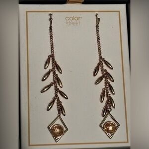 Color street earrings.